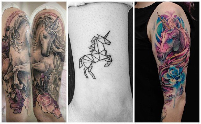 Fotos de tatuajes de unicornios