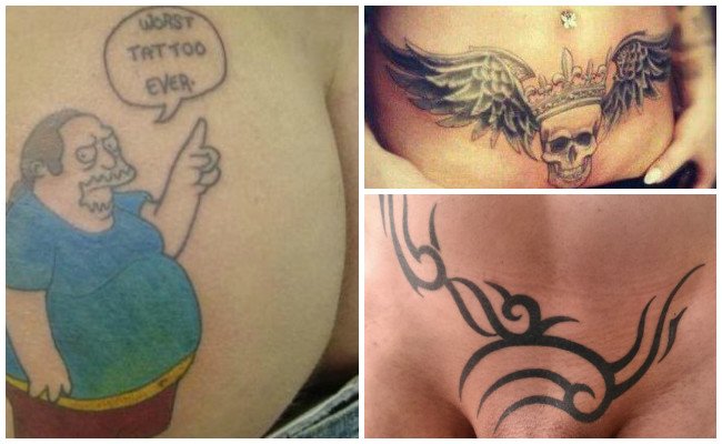 Imágenes de tatuajes en zonas íntimas