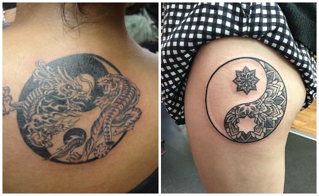 Significado de los tatuajes de yin yang