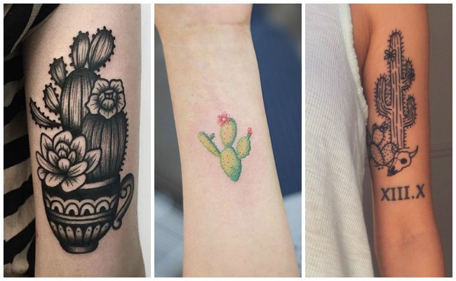 Tatuajes de cactus pequeños