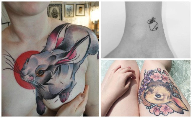 Tatuajes de conejos pequeños