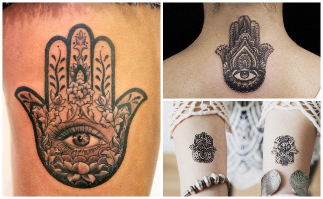 Tatuajes de la mano de fátima pequeños