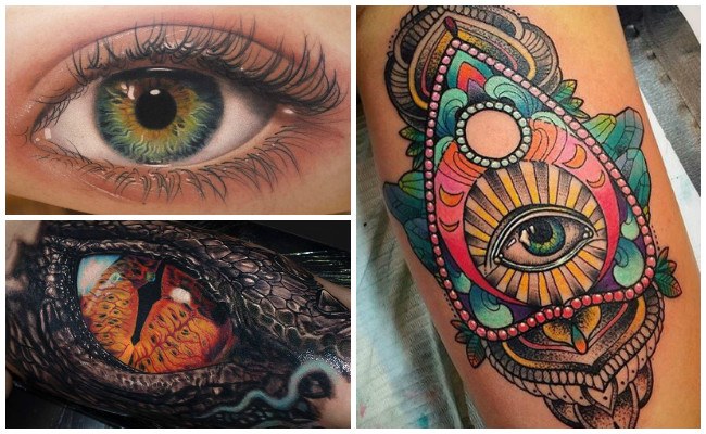 Tatuajes de ojos con alas