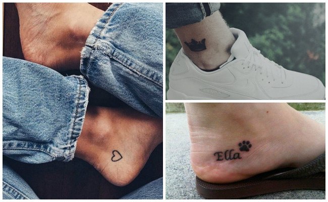 Tatuajes en el pie con letras