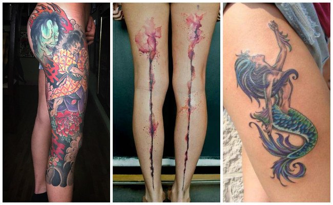 Tatuajes en la pierna y si duelen