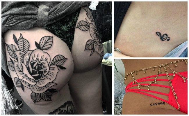 Tatuajes en partes íntimas de mujeres