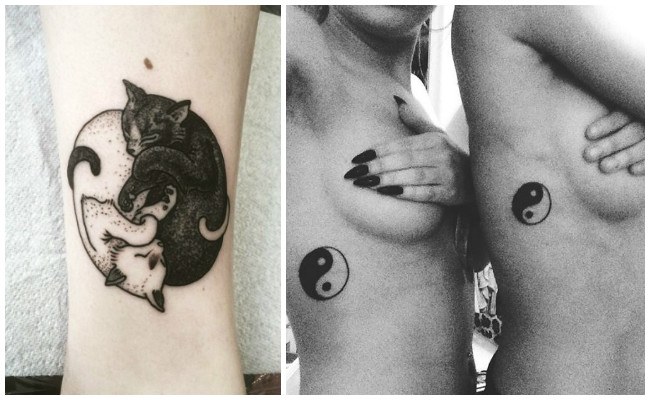 Tatuajes de yin yang originales